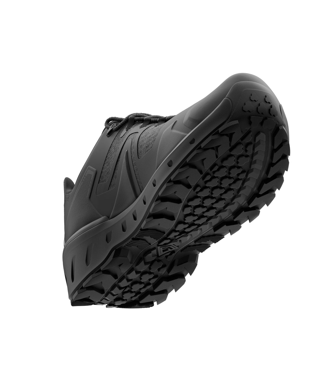 Side view photo of Men's 3" AERO-TAC™ Low Shoe in color black
