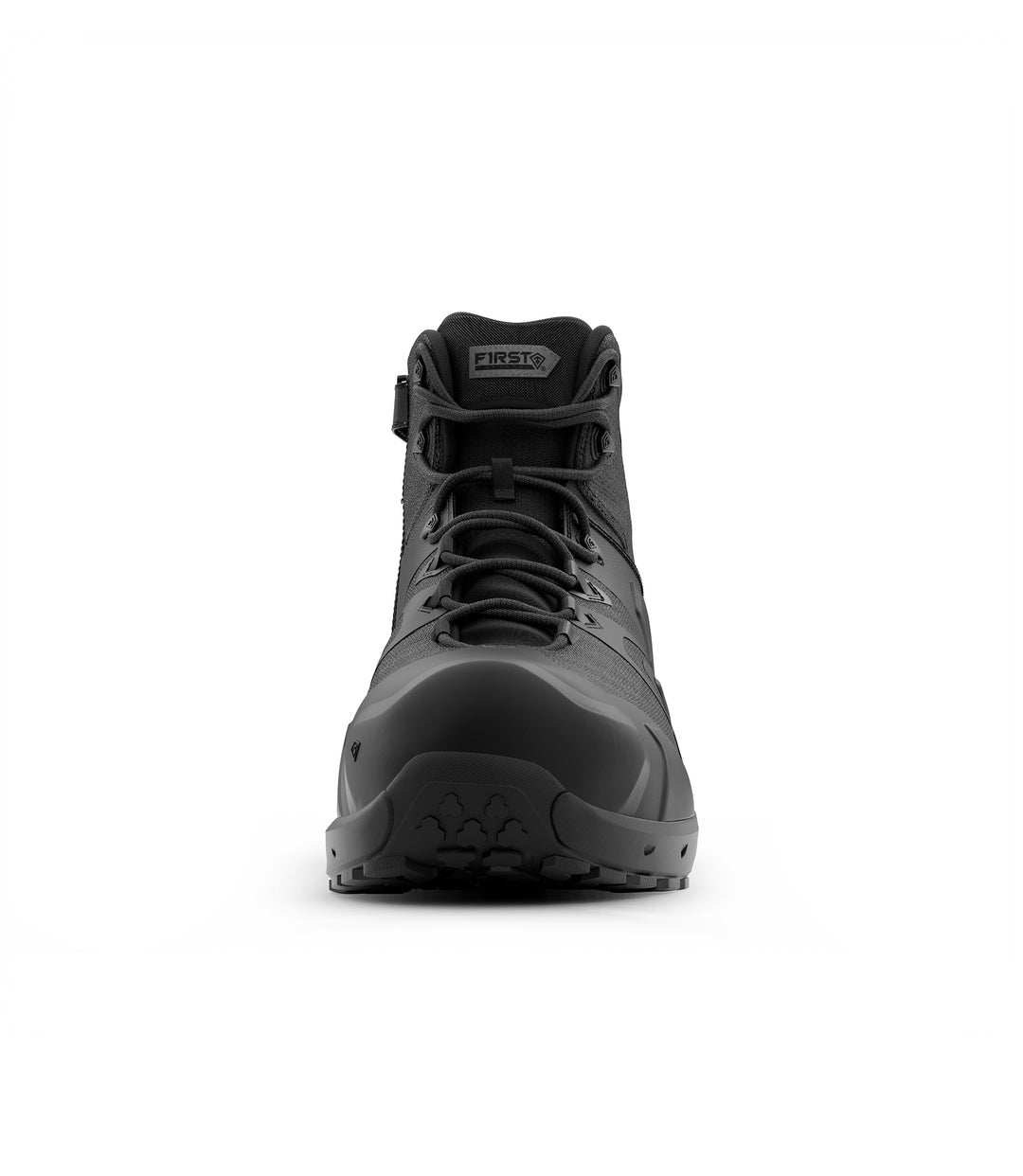 Photo of Men's 5" AERO-TAC™ Safety Toe Side-Zip Mid Boot in Black - Front view