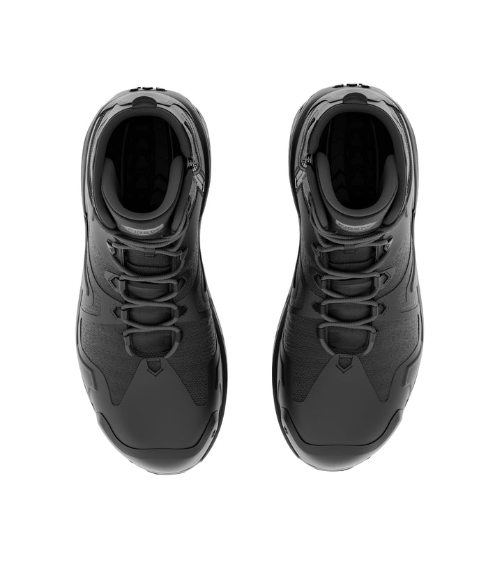 Photo of Men's 5" AERO-TAC™ Safety Toe Side-Zip Mid Boot in Black - Top View