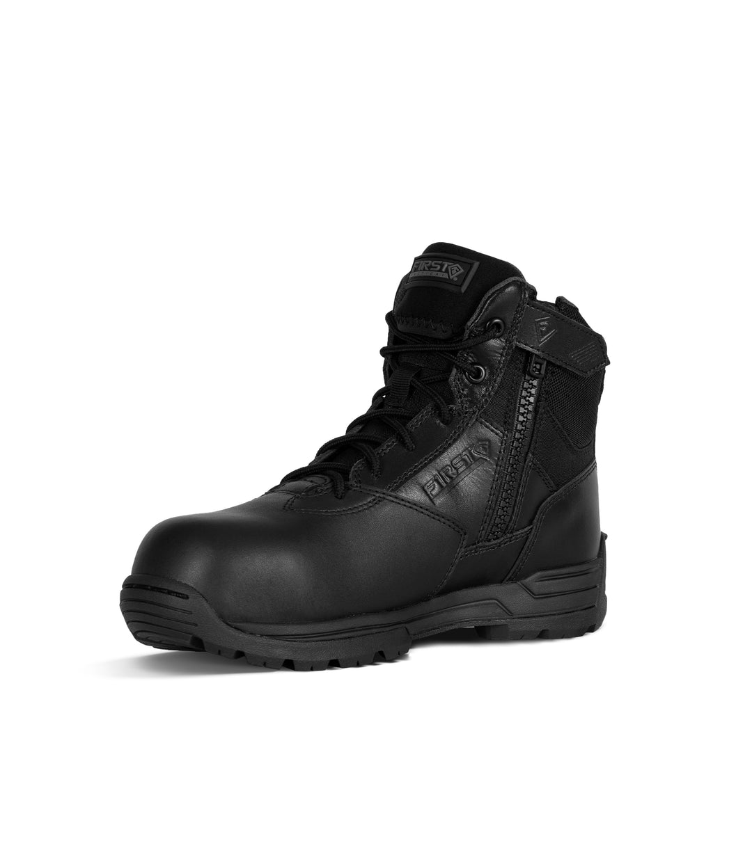 Women's 6" Safety Toe Side-Zip Duty Mid