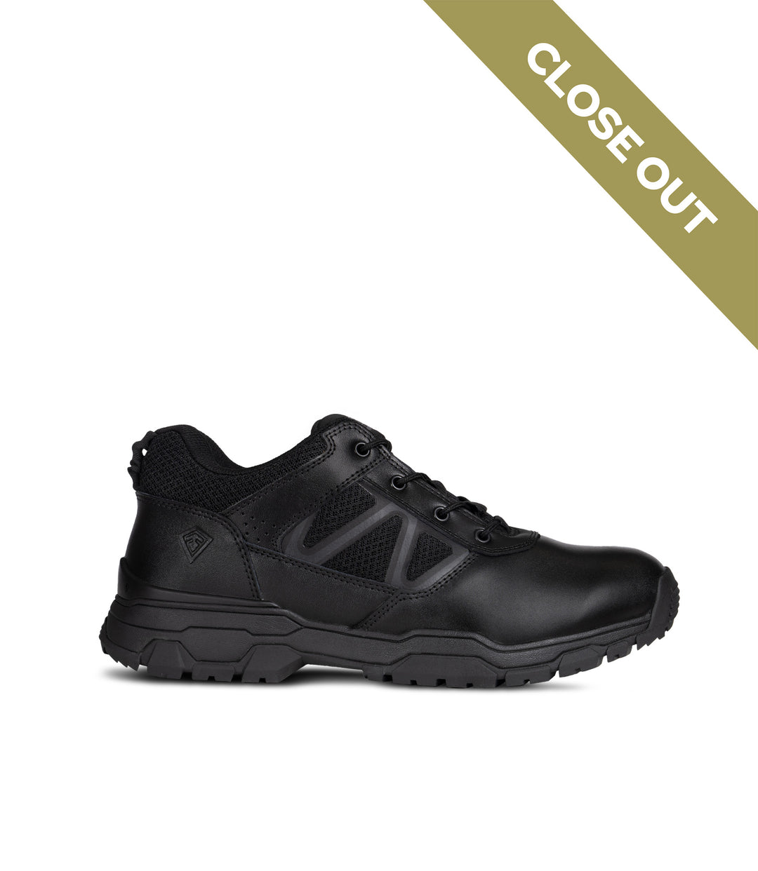 Right Side of Men's 3" Urban Operator Low in Black