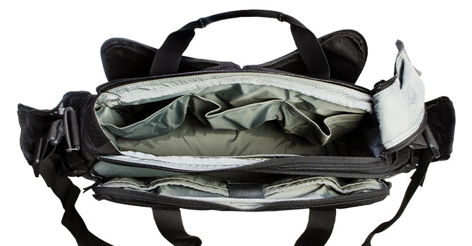 Carry your laptop computer with you from the office to the field in this specially designed closed foam protective compartment.