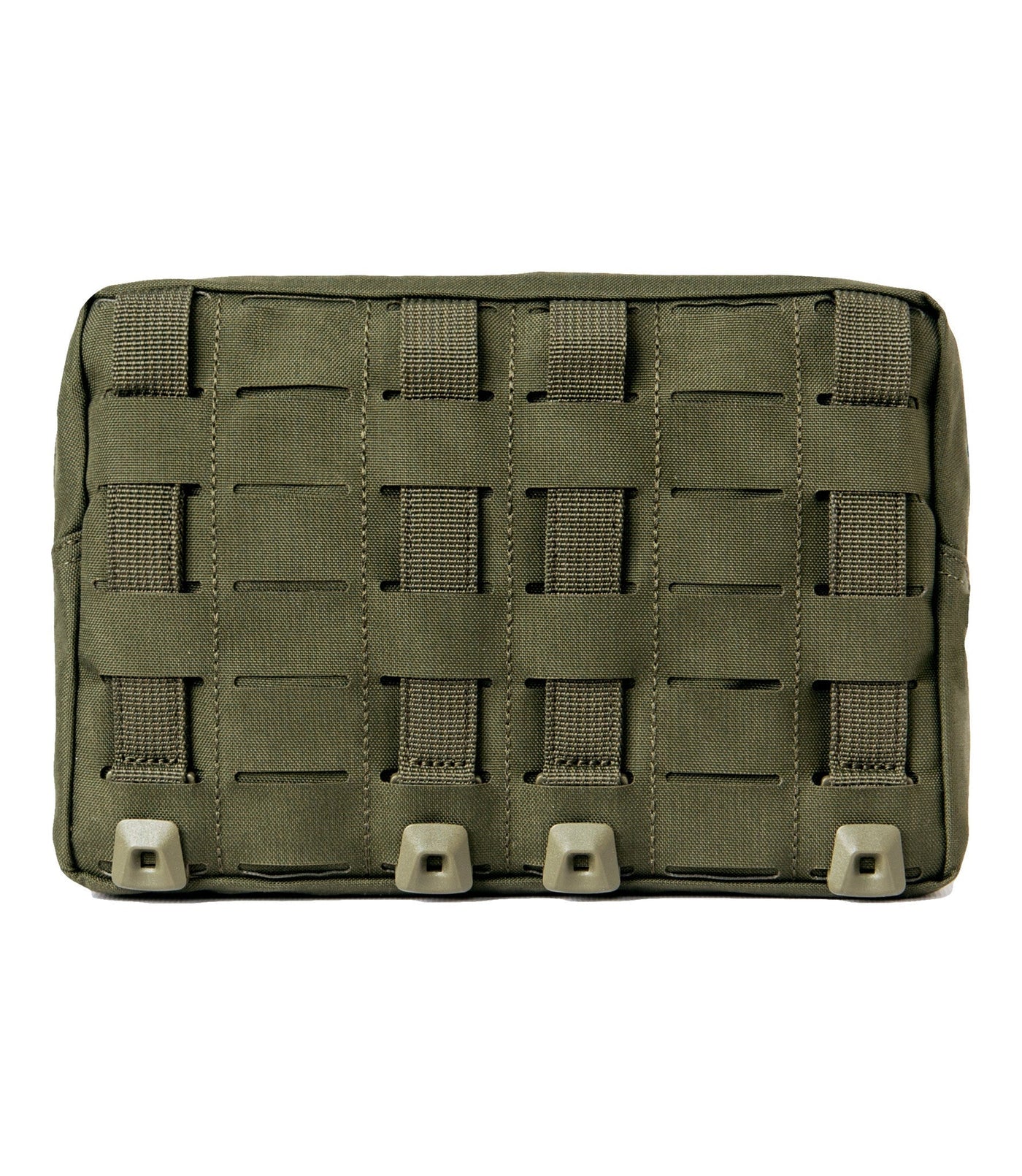 Back of Tactix Series 9x6 Utility Pouch in OD Green