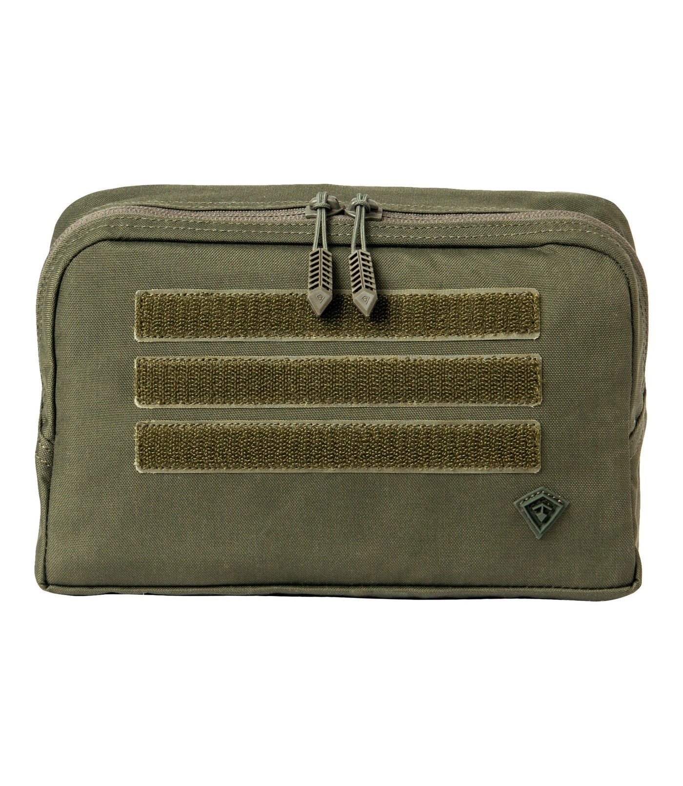 Front of Tactix Series 9x6 Utility Pouch in OD Green