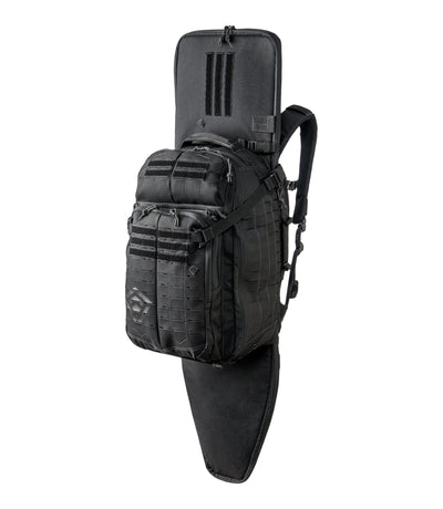 Front of Tactix 1-Day Plus Backpack 38L in Black with Rifle Sleeve