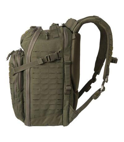 Side of Tactix 1-Day Plus Backpack 38L in OD Green