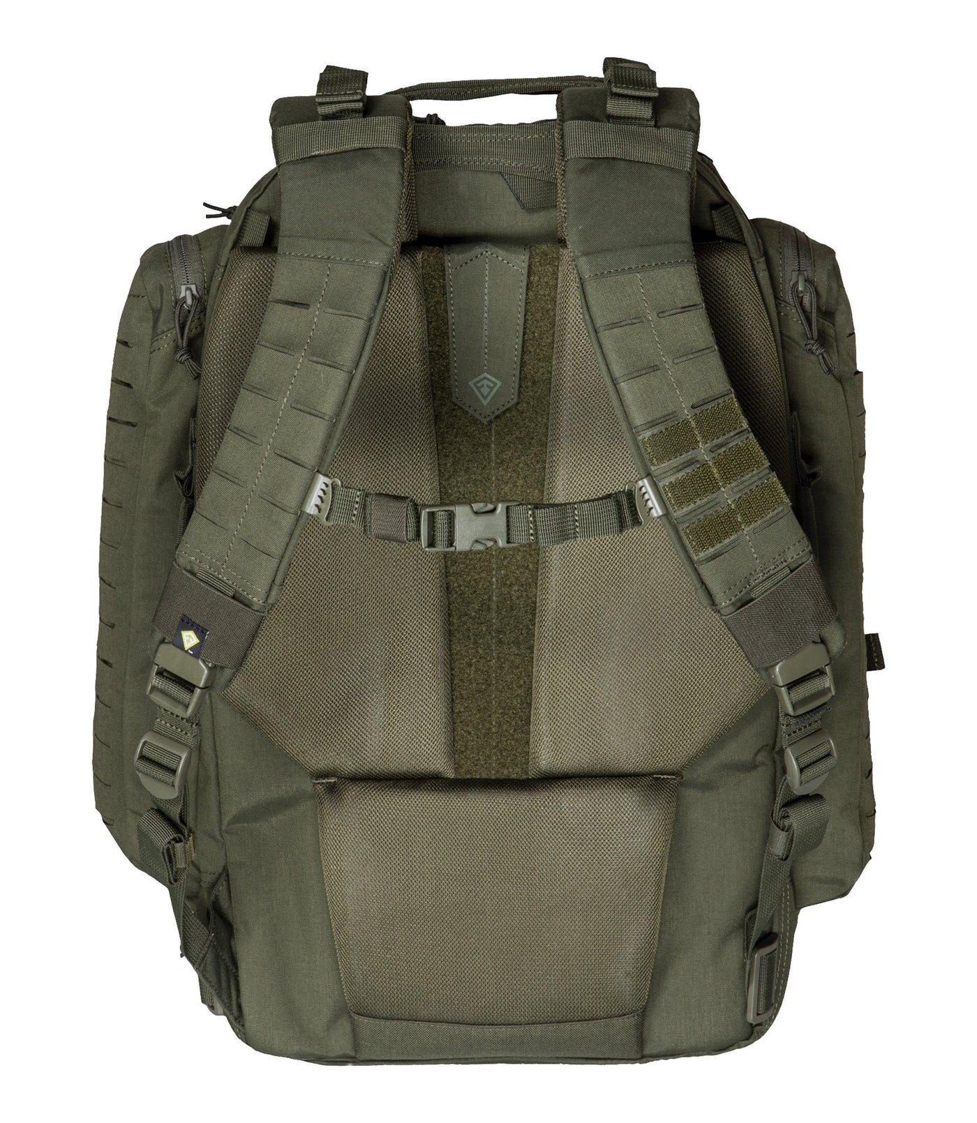 Back of Tactix 3-Day Plus Backpack 62L in OD Green
