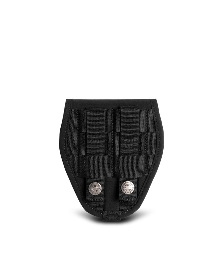 Back view of Pro Duty handcuff case in the color black |color_black