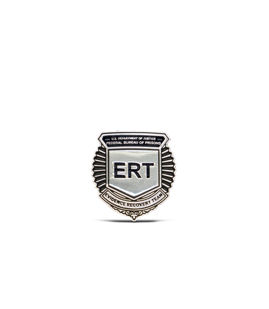 Front of Evidence Recovery Team Pin