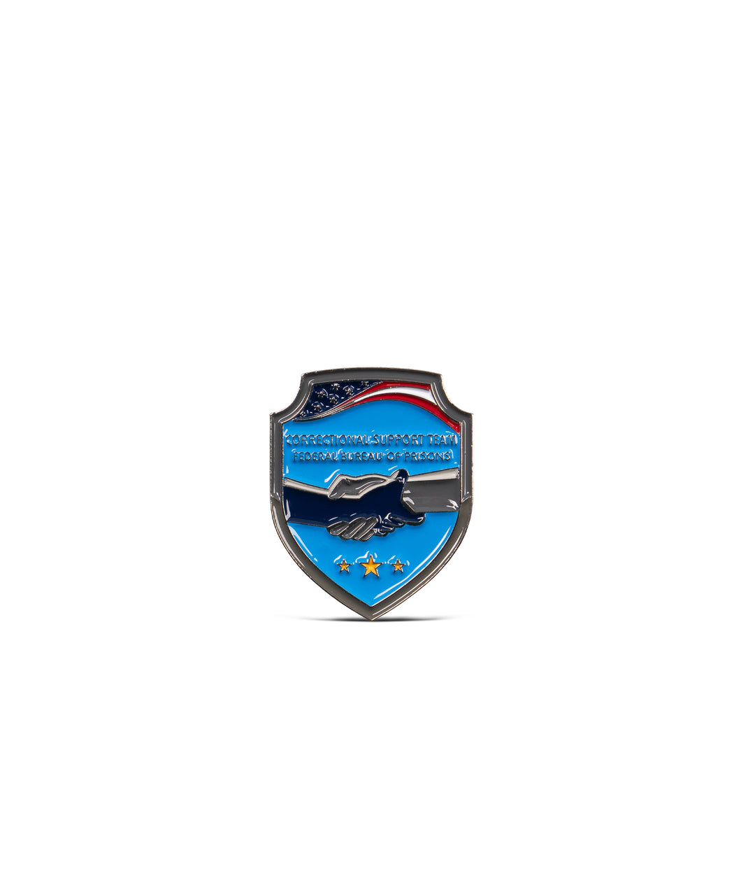 Front of Correctional Support Team Pin