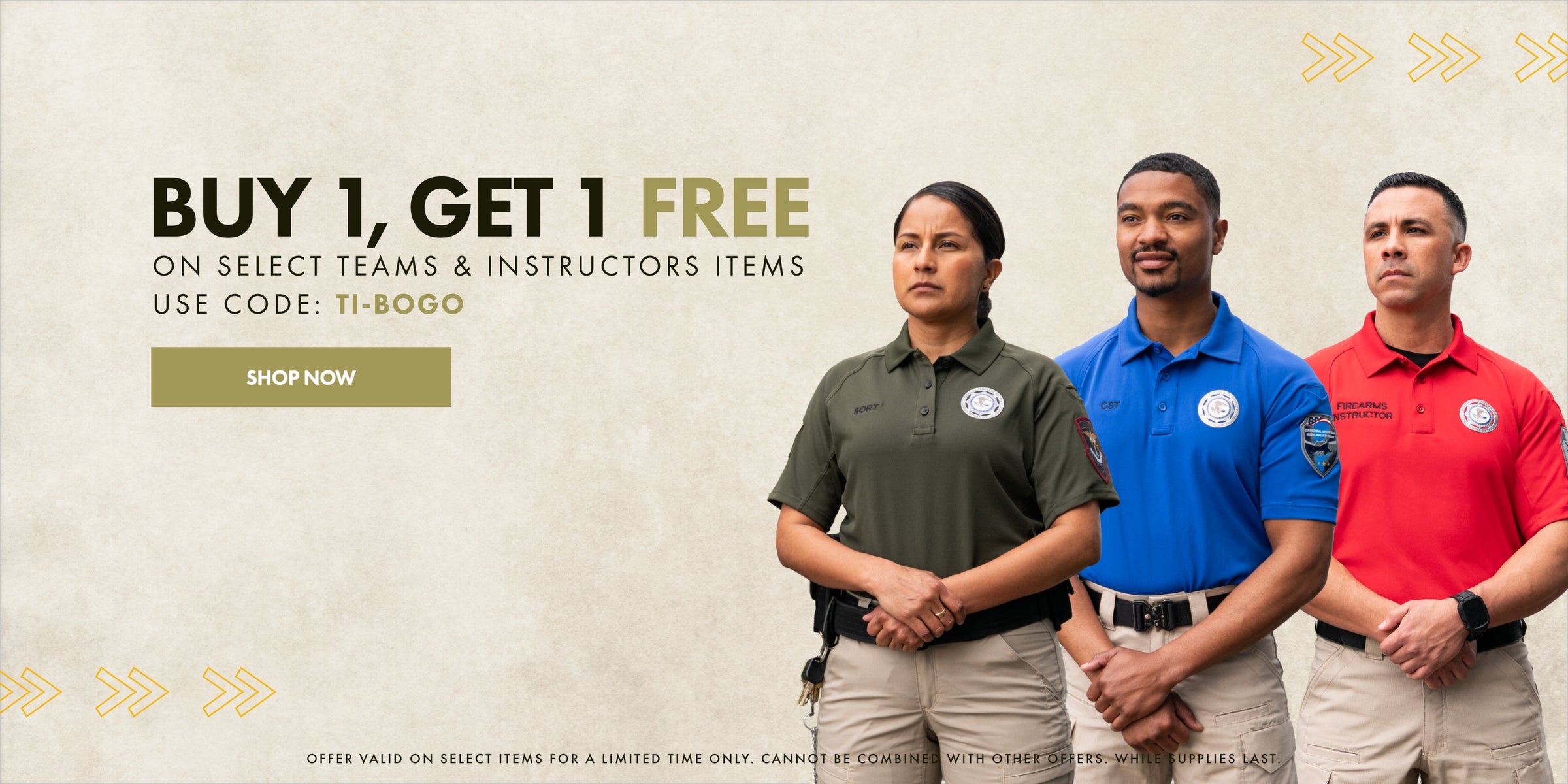 Buy 1, Get 1 Free On Select Teams & Instructors Items. Use Code: TI-BOGO