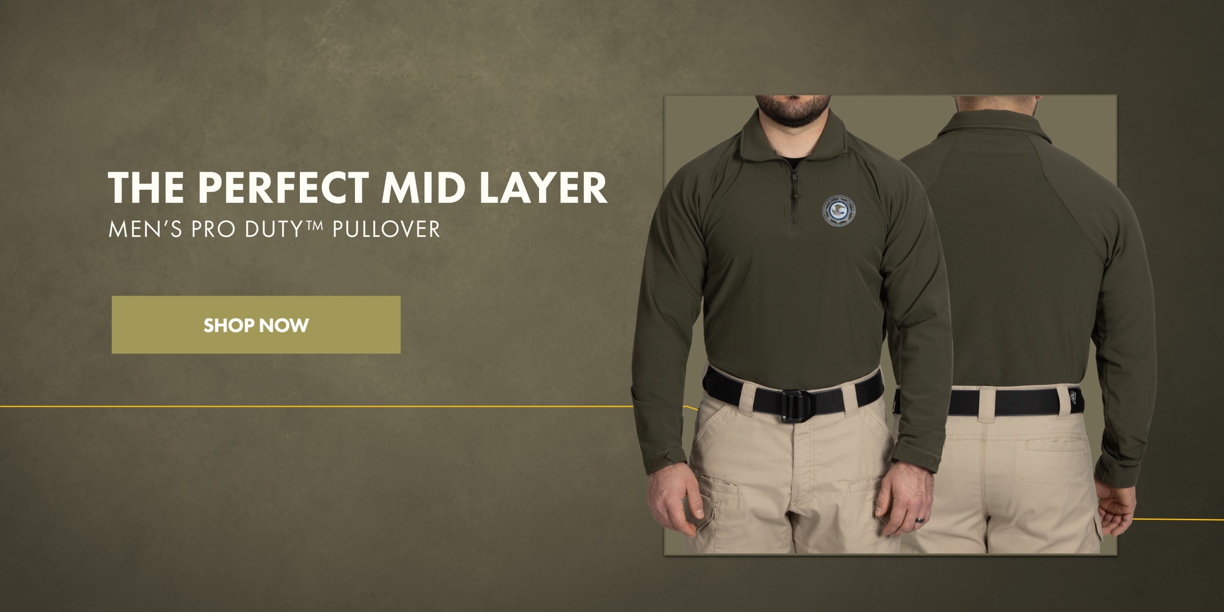 The Perfect Mid Layer. Men's PRO DUTY™ Pullover. Shop Now.