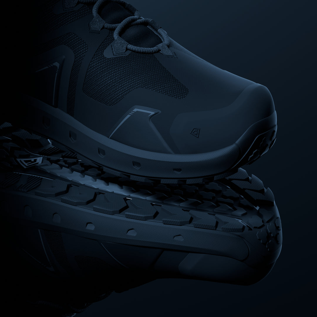 Reinforced Toe Cap on AERO-TAC Boot