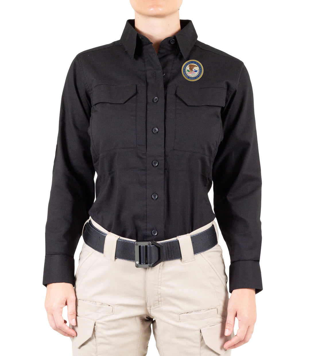 Women's V2 Tactical Long Sleeve Shirt / Black