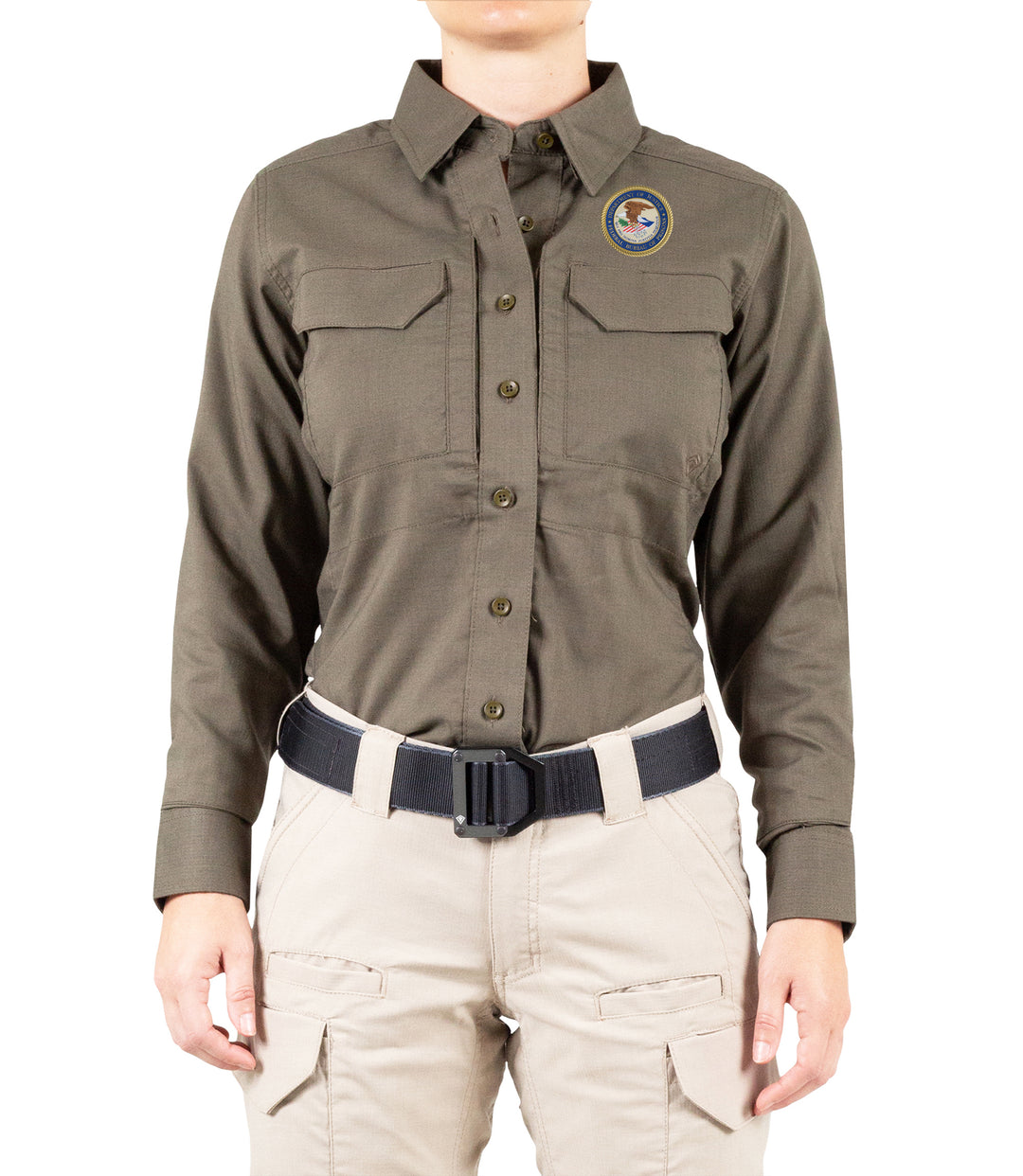Women's V2 Tactical Long Sleeve Shirt / Ranger Green