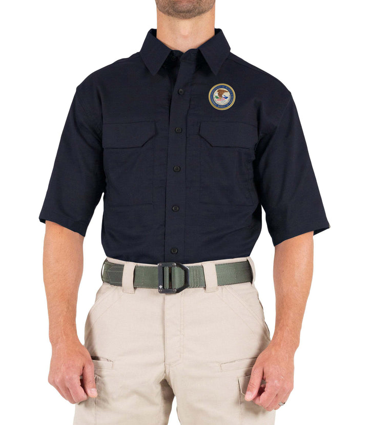 Men's V2 Tactical Short Sleeve Shirt / Midnight Navy