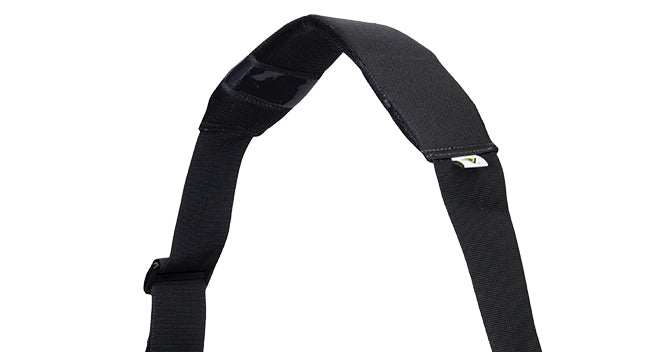 Shoulder strap has a non-slip design for added grip, security, and comfort.