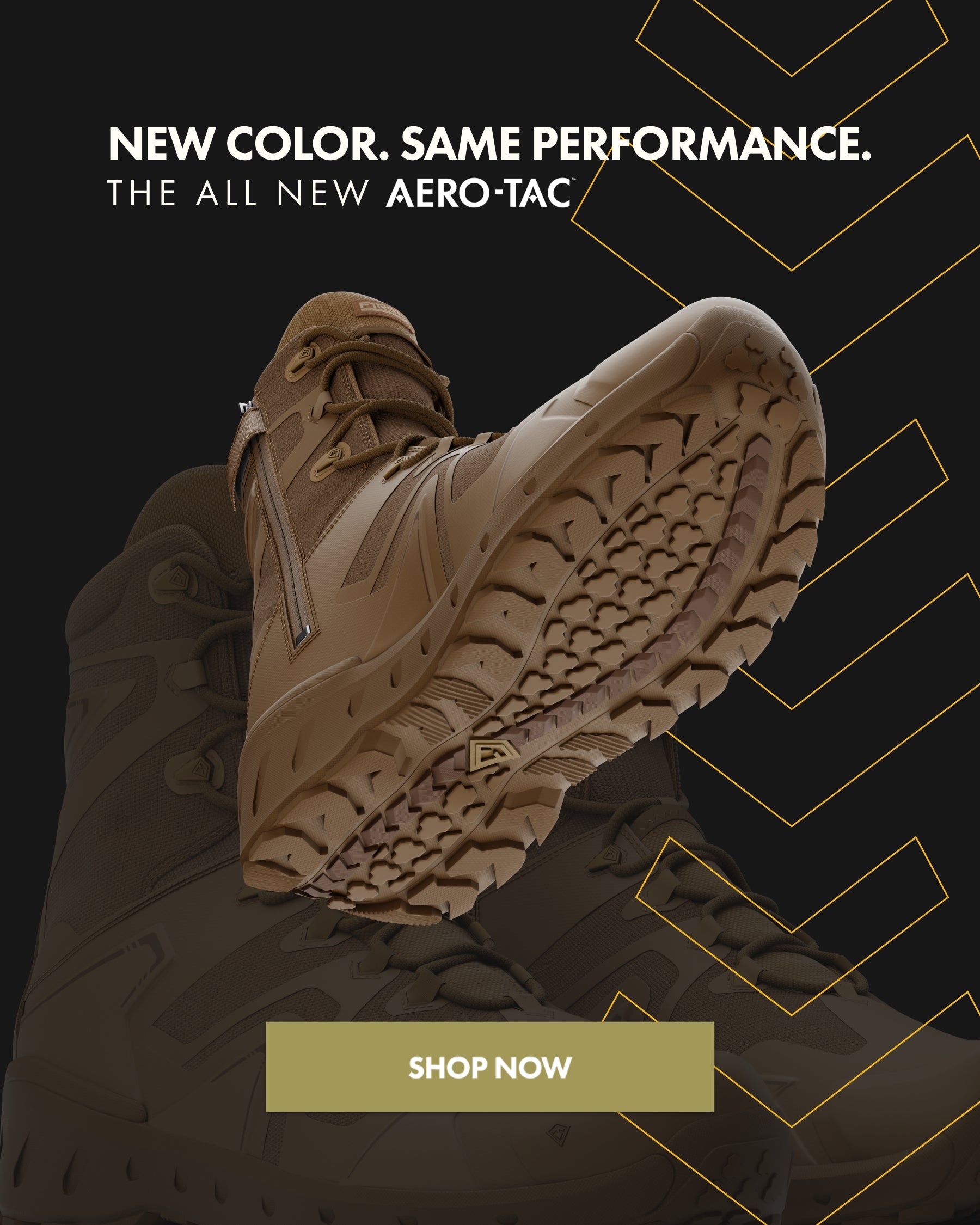 New Color. Same Performance. The all new Aero-tac boot. Shop now.