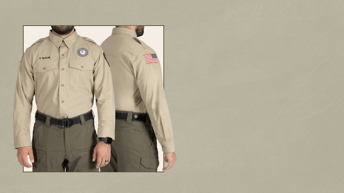 Everyday Class A. Men's V2 Pro Duty Uniform Shirt. Shop now. - Left View
