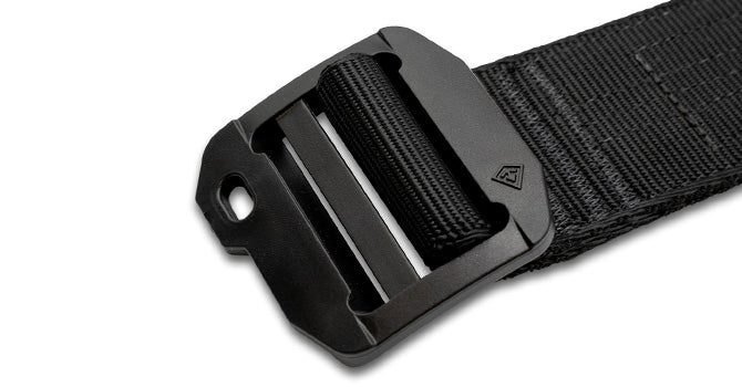 Our double bar, high density polymer buckle is built for lower profile, a professional look, and an airport friendly wear.