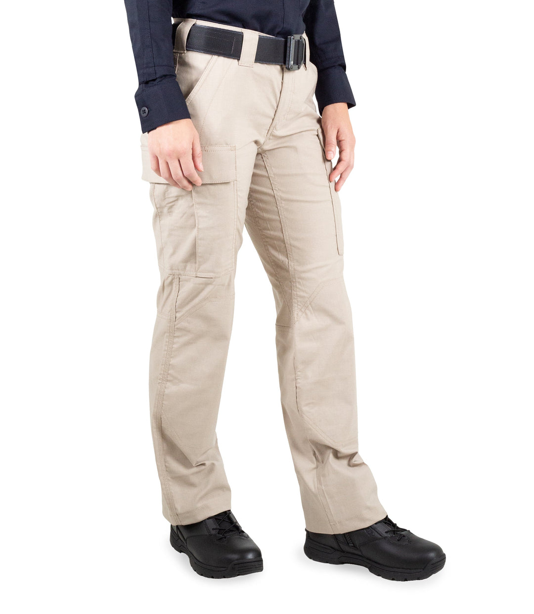 Side of Women's V2 BDU Pant in Khaki