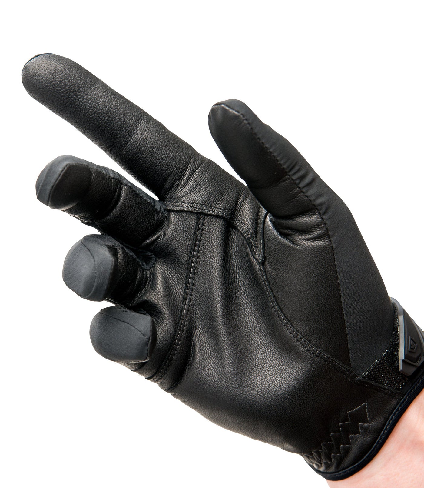 Fingertips of Men’s Lightweight Patrol Glove in Black